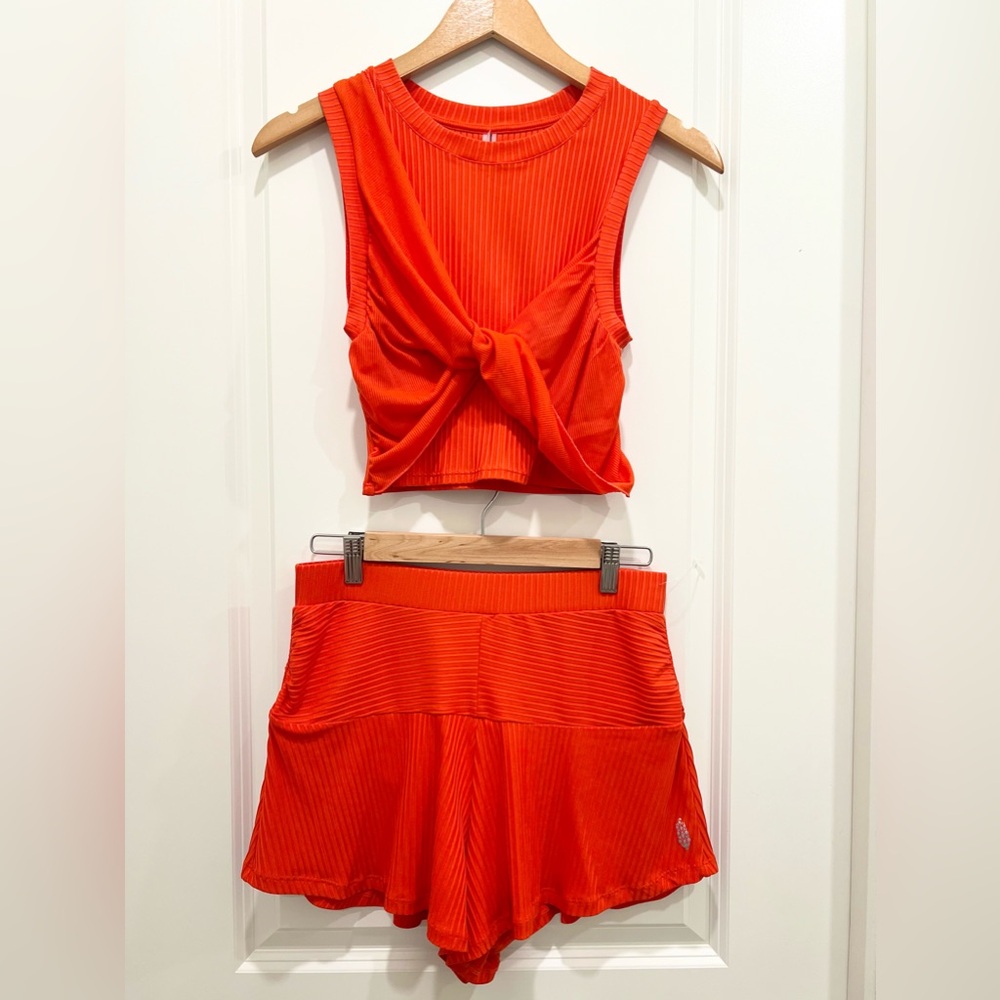 Free People Movement Plot Twist Short Set - image 3